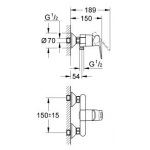 Grohe 23340000 Bauloop 淋浴龍頭