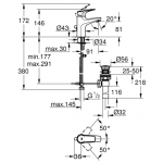 Grohe 32810000 Bauflow 面盆龍頭