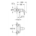 Grohe 32740000 Euroeco 淋浴龍頭