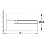 Grohe 40585001 Bau Cosmopolitan 牆身架