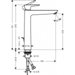 Hansgrohe TailsE 黑鋼色龍頭3件套裝 (71716340+71740340+26582340)