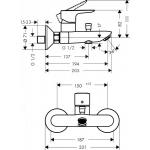 Hansgrohe TailsE 黑鋼色龍頭3件套裝 (71716340+71740340+26582340)