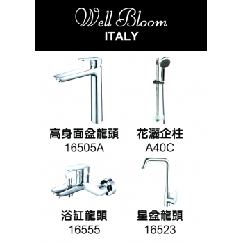 Well Bloom Italy 4SET165A 165系列4件龍頭優惠套裝