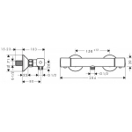 Hansgrohe 13122 Ecostat 恆溫花灑龍頭