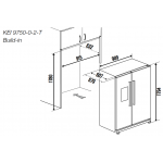 Kuppersbusch KEI9750-0-2T+Acc9751 549公升 嵌入式對門式雪櫃
