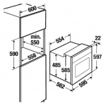 Kuppersbusch EEB6550.8WX1 54公升 嵌入式電焗爐 (不銹鋼)