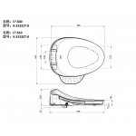 Kohler K-31331T-0 清舒寶智能廁板