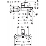 Hansgrohe 71100+71400 Logis 龍頭套裝