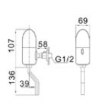 Bellini BL-GL-7688 小便器沖水感應器