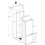 Gaggenau RB280304 254公升 嵌入式雙門雪櫃