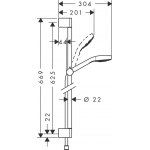 Hansgrohe 71716140+71740140+26582140 TailsE 龍頭3件套裝 (青銅色)