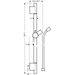 Hansgrohe 71716700+71740700+28632700+26520700 TailsE 龍頭3件套裝 (白色)