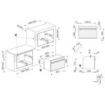 Smeg SF4303WVCPX 45厘米 嵌入式蒸焗爐