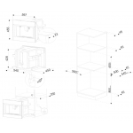 Smeg CMS4104S 45厘米 15巴 Linea 嵌入式全自動咖啡機