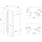 Smeg FQ60XDF 572公升 Universale 對門式四門雪櫃