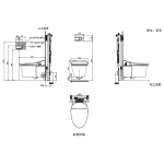 Kohler K-5402MY-0 Veil 掛牆式智能座廁 連入牆水箱掛架