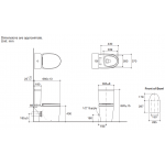 Kohler K-24069H-BV-NSG Parliament™ Grande 分體式自由咀座廁 (啡色)