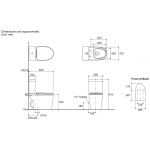 Kohler K-76192H-0 Parliament™ Grande 9.0吋 分體式雙噴嘴座廁