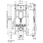 Kohler K-20010K-PNE-NA Hydro-Tower 300 氣動隱藏式水箱 (包括高掛架)