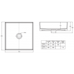 Kohler K-90011T-HB1 Mica 15吋 方形檯上式面盆 (啞黑色)