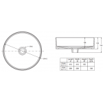 Kohler K-90012T-0 Mica 16吋 圓形檯上式面盆 (白色)