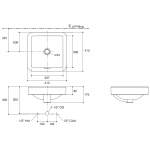 Kohler K-2661X-NSG Forefront 方形檯上式面盆 (奶茶色)