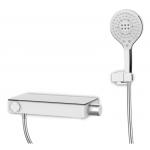 Kohler K-23750T-9-CP Urbanity+ 掛牆式恆溫花灑龍頭 (拋光鍍鉻)