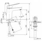 Kohler K-33059T-4-CP Accliv 單把手抽拉式面盆龍頭 (拋光鍍鉻)