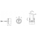 Kohler K-23774T-7-BL DTV Mode 兩路花灑操作面板 (霧黑色)