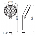 Kohler K-33077T-4-CP Accliv 掛牆式淋浴龍頭 (拋光鍍鉻)