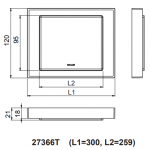 Kohler K-27366T-0 30厘米 Stages 置物托盤 (白色)