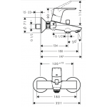 Hansgrohe Focus 龍頭4件套裝 (31607+31940+26532+31815000)