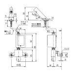 Inax AM-300TC 恆溫感應面盆水龍頭