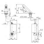 Inax AM-200CV1 單冷水感應面盆水龍頭