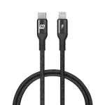 Momax DL31D Elite USB-C to Lightning 1.2米 尼龍編織連接線 快充短線 (黑色)