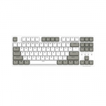 Durgod Taurus K320 87Keys TKL 機械式鍵盤 (自然白/紅軸) (6971355690076)