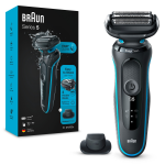 Braun 百靈 Braun 5系列 51-M1200s 乾濕兩用電鬚刨連精準修剪器 (薄荷綠色)