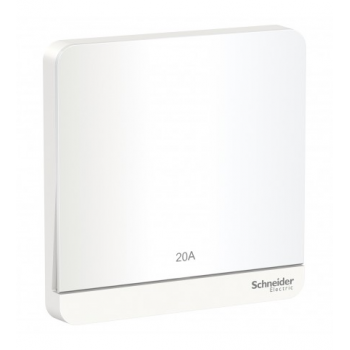 Schneider Electric 施耐德電氣 AvatarOn 20A 單位雙極掣連LED指示燈 (搪瓷白) (E8331D20N_WE_C5)