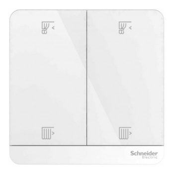 Schneider Electric 施耐德電氣 Wiser 智能兩位窗簾掣 (搪瓷白) (E8332SCN300ZB_WE)