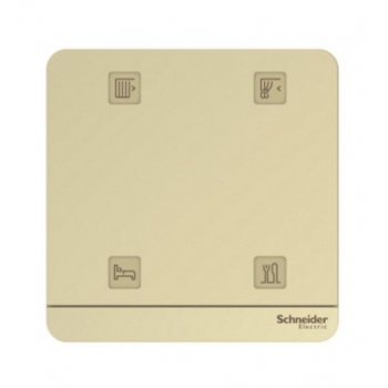 Schneider Electric 施耐德電氣 Wiser 智能四位移動場景開關掣 (沉醉金) (E8334RWMZB_WG)