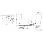 TOTO CW166RB 連體座廁 (S-trap 地排水)