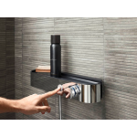 Hansgrohe 24360670 恆溫淋浴龍頭帶置物平台 (啞光黑)