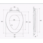 Kohler K-4713X-0 加長廁板