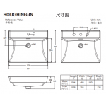 Kohler BRAZN K-EX21059T-1-0 長方形台上式面盆 (白色)