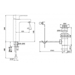 Kohler K-5241T-4-AF July 高身面盆龍頭 (法蘭金)