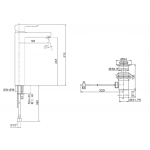 Kohler K-98421T-4-AF July 高出水口面盆龍頭 (法蘭金)