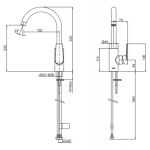 Kohler K-21369K-4-CP TAUT™ 廚房龍頭 (銀色)