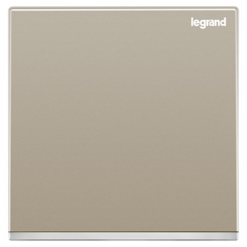 Legrand Galion K8/31/1/2BN-C2 16AX 一位單控開關 帶LED燈 (香檳金+鑲銀邊)