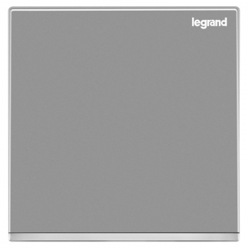 Legrand Galion K8/31/1/2BN-C3 16AX 一位單控開關 帶LED燈 (深沙銀+鑲銀邊)