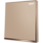 Legrand Galion K8/31/1/2BN-C1 16AX 一位單控開關 帶LED燈 (玫瑰金+鑲電鍍邊)